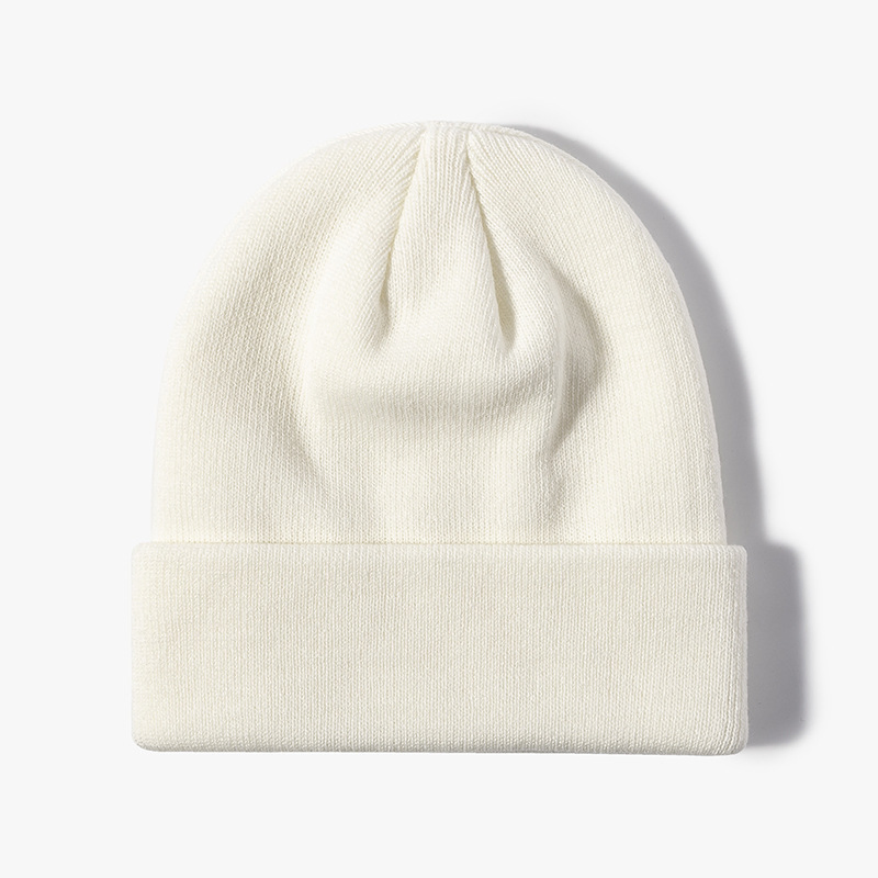 Gorro de punto de invierno Holgado de lujo al por mayor con Logotipo Personalizado Bordado