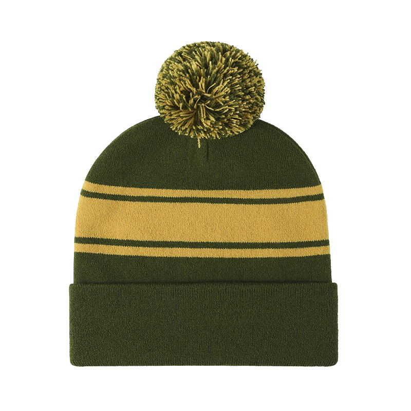 Gorro de punto de invierno Holgado de lujo al por mayor con Logotipo Personalizado Bordado