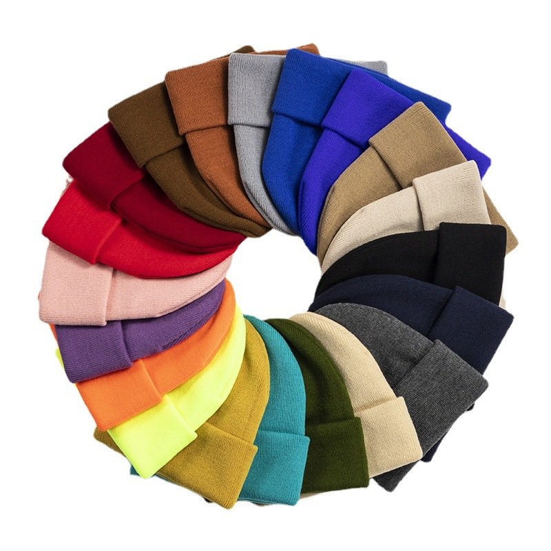 Gorro de punto de invierno Holgado de lujo al por mayor con Logotipo Personalizado Bordado