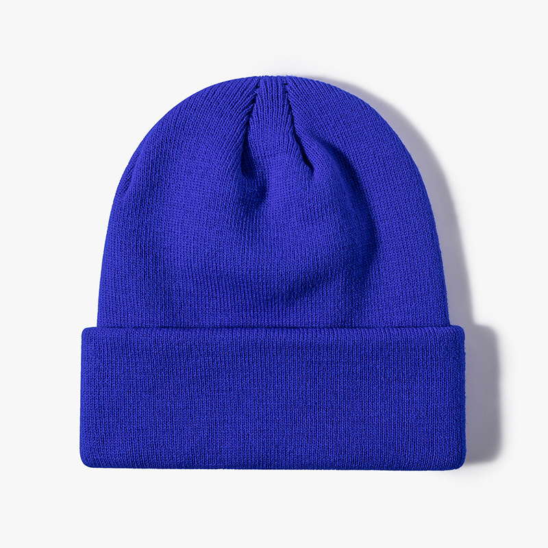 Gorro de punto de invierno Holgado de lujo al por mayor con Logotipo Personalizado Bordado